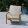 Flash Furniture Natural Cedar Poly Resin Deep Chair-Cream Cushions JJ-C14021-BR-GG